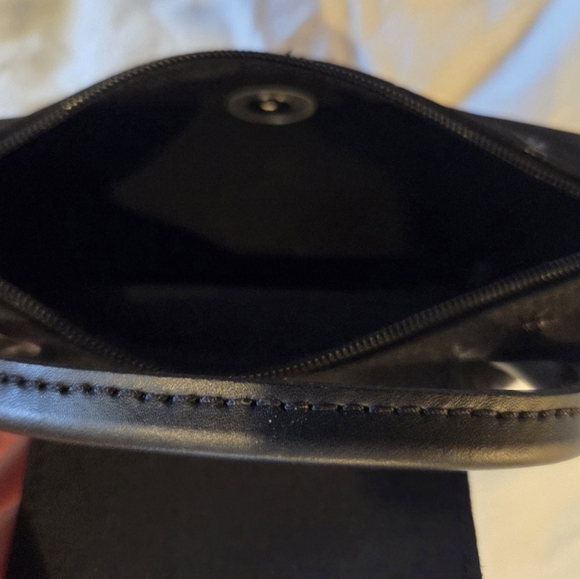 Longchamp Le Pliage Mini Top Handle Cosmetic Pouch Case w/ Stars Black NWT - Picture 9 of 9